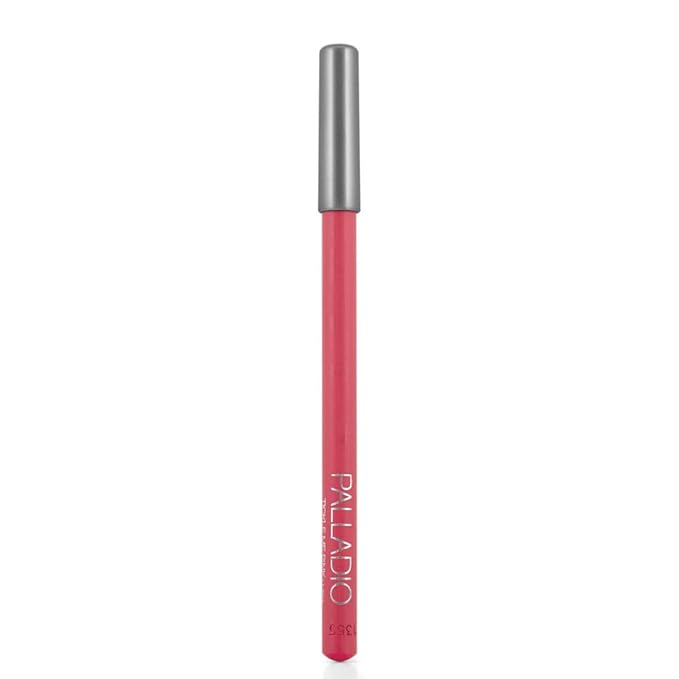 Palladio Lip Liner Pencil, Wooden, Firm yet Smooth, Contour and Line with Ease, Perfectly Outlined Lips, Comfortable, Hydrating, Moisturizing, Rich Pigmented Color, Long Lasting, Tickle Me Pink
