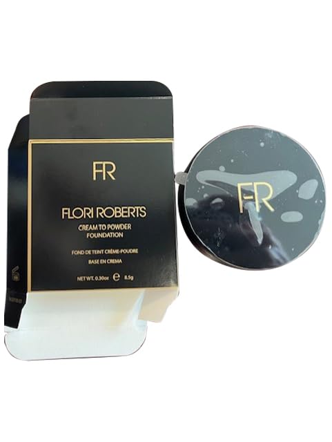 Cream To Powder Foundation by Flori Roberts, Full 0.30 oz