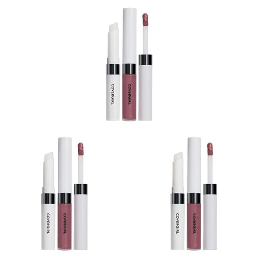 COVERGIRL Outlast All-Day Lip Color With Topcoat, Naturalast (Pack of 3)