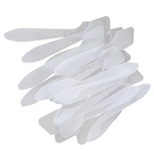 Healifty 50pcs Makeup Spatula Tool Scoop Beauty Tools