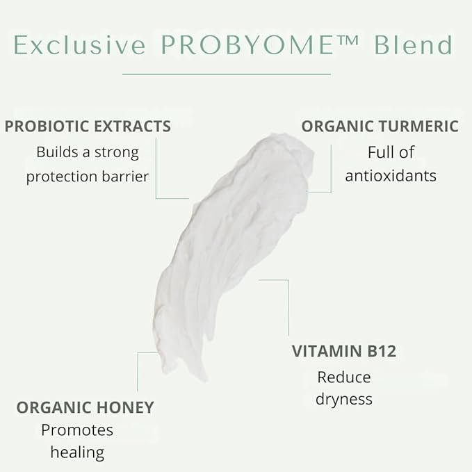 Yobee Body & Face Moisturizing Cream for Dry, Sensitive Skin | Probiotic extracts, Honey, Turmeric, Vitamin B12, Ceramides, Shea Butter | Fragrance Free | For Kids & Adults (6)