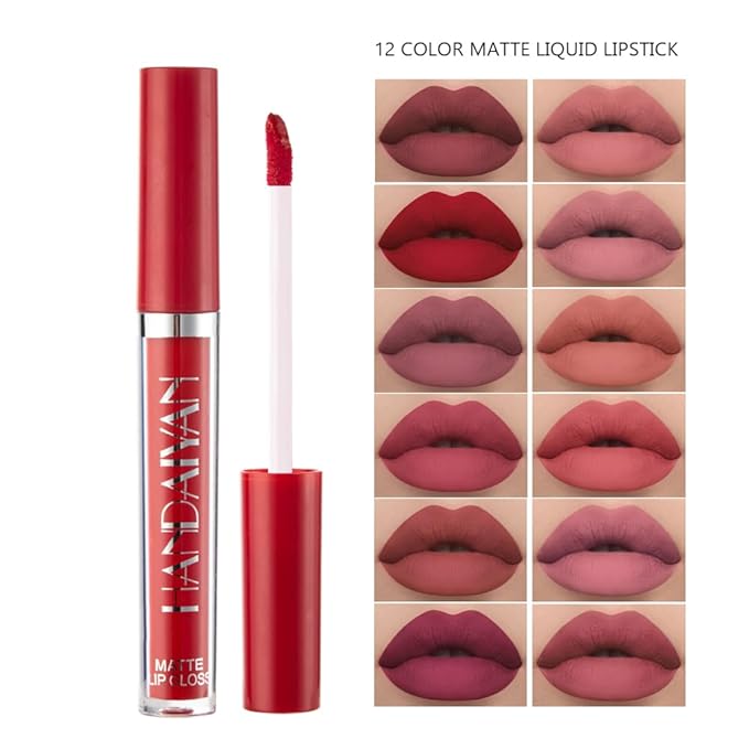 BestLand 3Pcs Matte Liquid Lipstick Set for Women - 24H Transfer-Proof, Moisturizing & Non-Sticky Lip Gloss I Bold Berry, Warm Rose, Muted Pink I Vegan + Cruelty-Free for Daily & Party