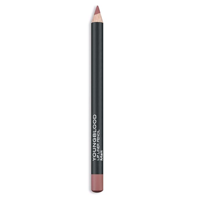 Youngblood Clean Luxury Cosmetics Lip Liner Pencil, Malt | Long Lasting Creamy Matte Lip Liner Pencil | Cruelty Free, Paraben Free, Gluten Free, Vegan