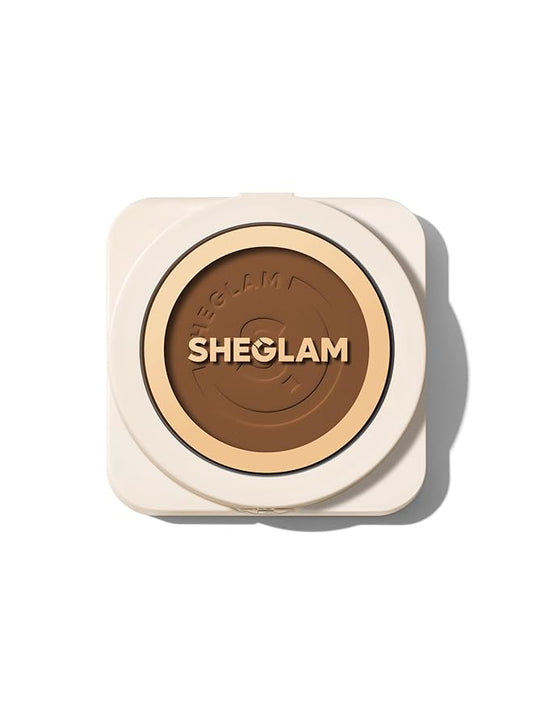 SHEGLAM SKin-Focus Full Coverage Powder Foundation Oil-Control Lightweight