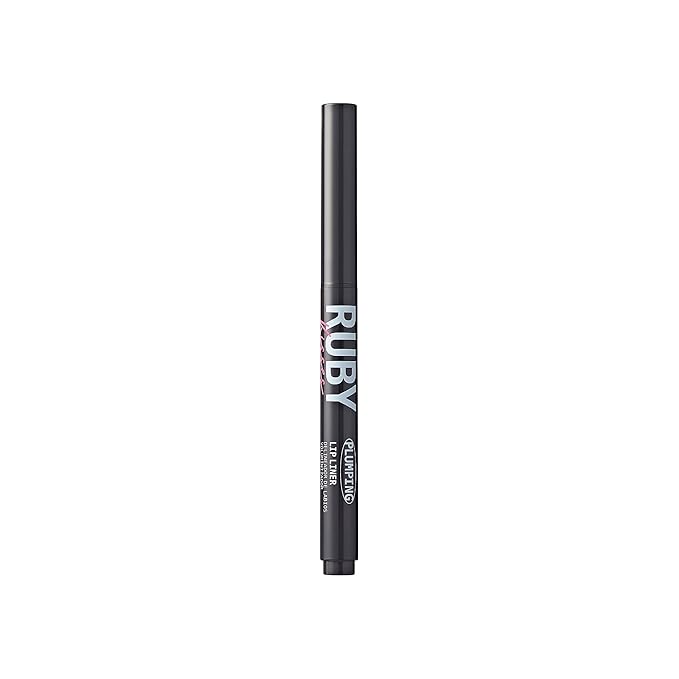 Ruby Kisses Plumping Effect Lip Liner, Semi Matte, Smudge Proof, High Pigment, Medium to Full Coverage Makeup, Precise Tip, Bold Color Lip Plumper