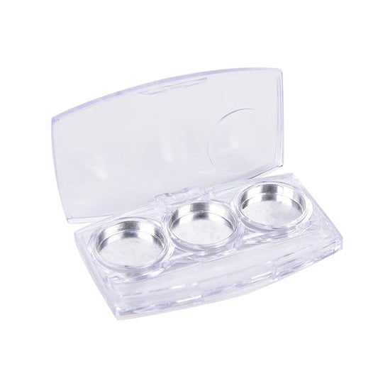 10 Pcs Clear Empty Eyeshadow Palette Plastic Eyeshadow