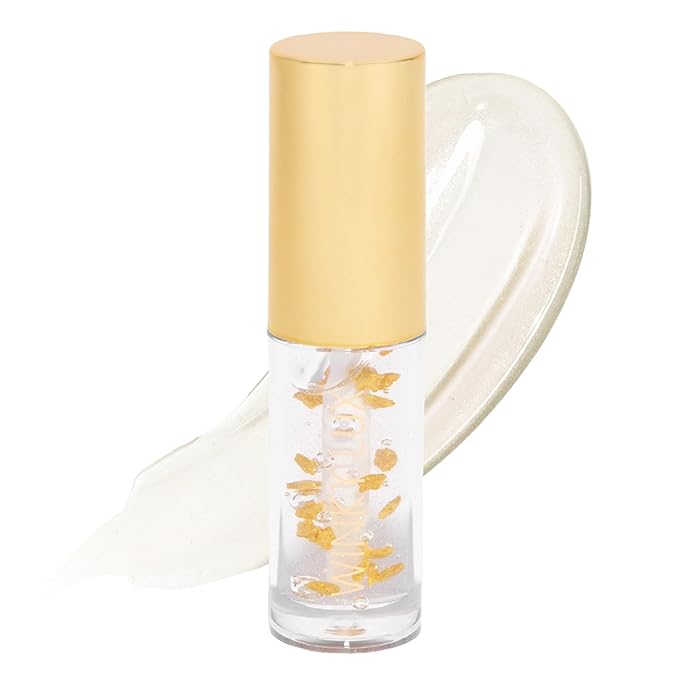 Winky Lux In The Stars Lip Oil, Non Sticky Lip Gloss Oil, Juicy Glossy Lip Balm, Vegan Hydrating Lip Oil with Jojoba Oil, Clear
