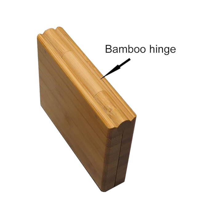 1 Piece Bamboo Empty Eye Shadow Case Box