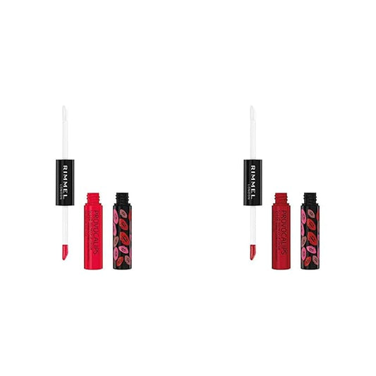 Rimmel Provocalips 16hr Kissproof Lipstick, Kiss Me You Fool, 0.14 Fluid Ounce Provocalips 16hr Kissproof Lipstick, Play with Fire