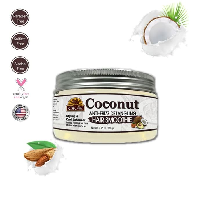 Okay coconut anti frizz detangling
