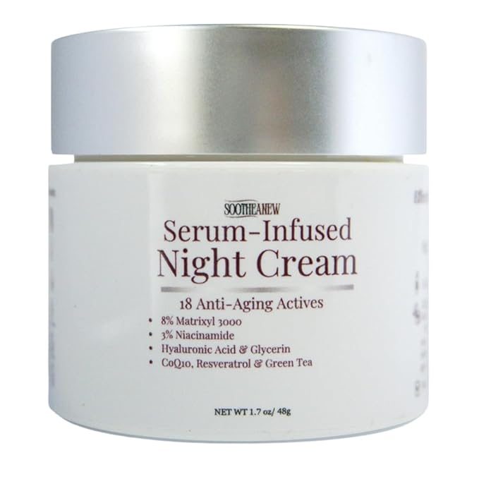 Anti-Aging Face Cream, Multi Peptide Cream, Deep Wrinkle Repair Cream, for Mature and Dry Skin, Peptide Night Cream 1.7 Fl Oz