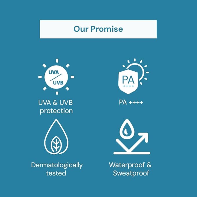 Sunscreen Lotion with SPF 50 & PA++++ | Broad Spectrum Protection with Anti Tan Formula | Non Greasy, Water & Sweat Proof | 1.86 Fl Oz/55 ml