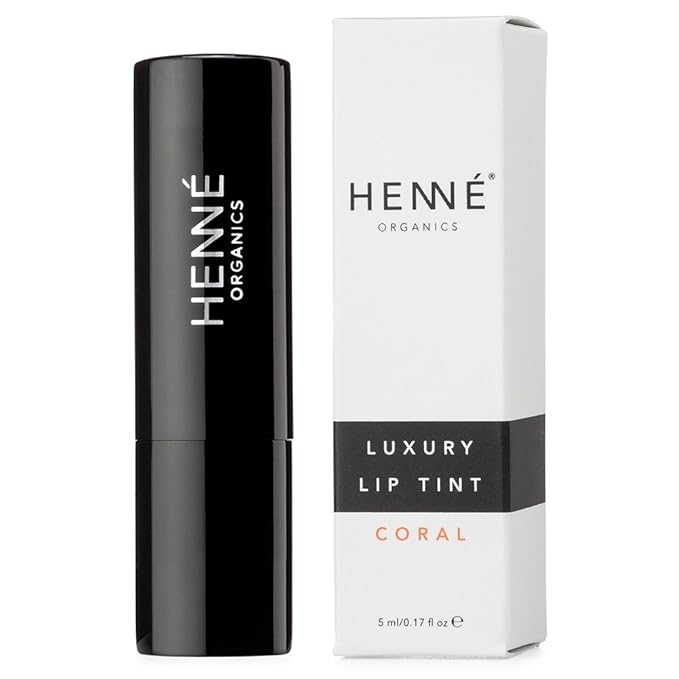 Henné Organics Luxury Lip Tint - Moisturizing, Sheer Lip
