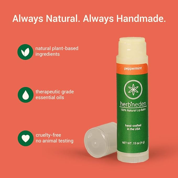 Herb’N Eden Peppermint Lip Balm Pack