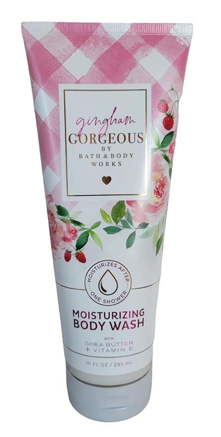 Bath & Body Works Gingham Gorgeous Moisturizing Body Wash 10 oz (Gingham Gorgeous)