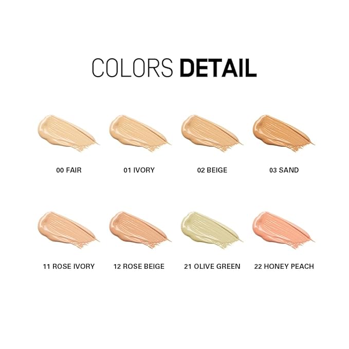 heme Full coverage liquid concealer 6ml (01 Ivory) 6ml