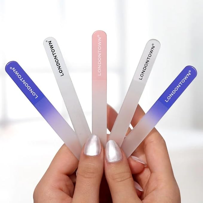 LONDONTOWN Black Glass Nail File, 0.48 oz (Pack of 1)