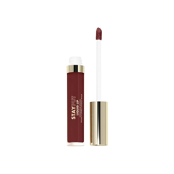 Milani Stay Put Longwear Liquid Lipstick - Smudge-Proof, Kiss-Proof, and Fade-Resistant Formula for All-Day Wear - Go Off