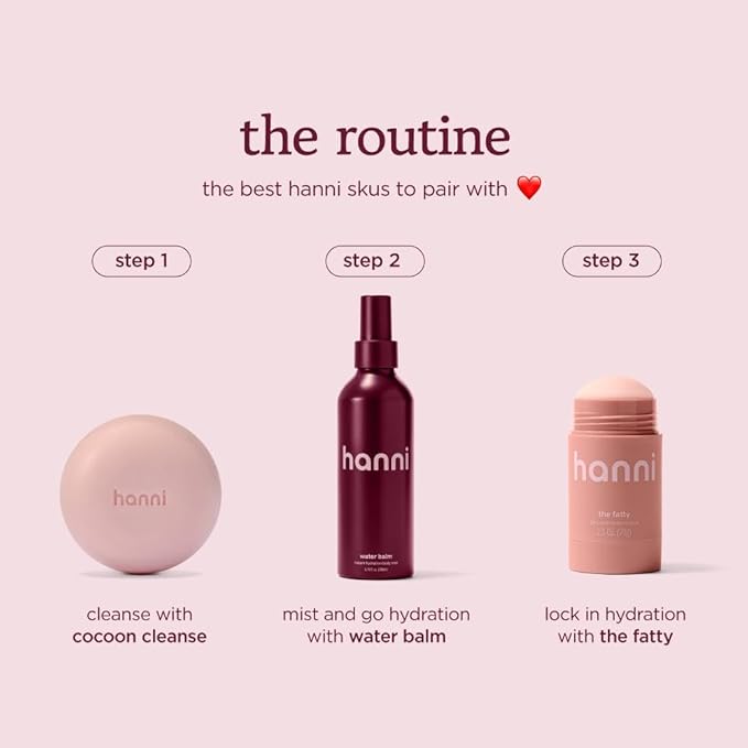 HANNI Water Balm Hydrating Body Mist, Moisturizer Spray with Hyaluronic Acid for All Skin Types, Lotion Replacement, 200 mL / 6.76 fl oz