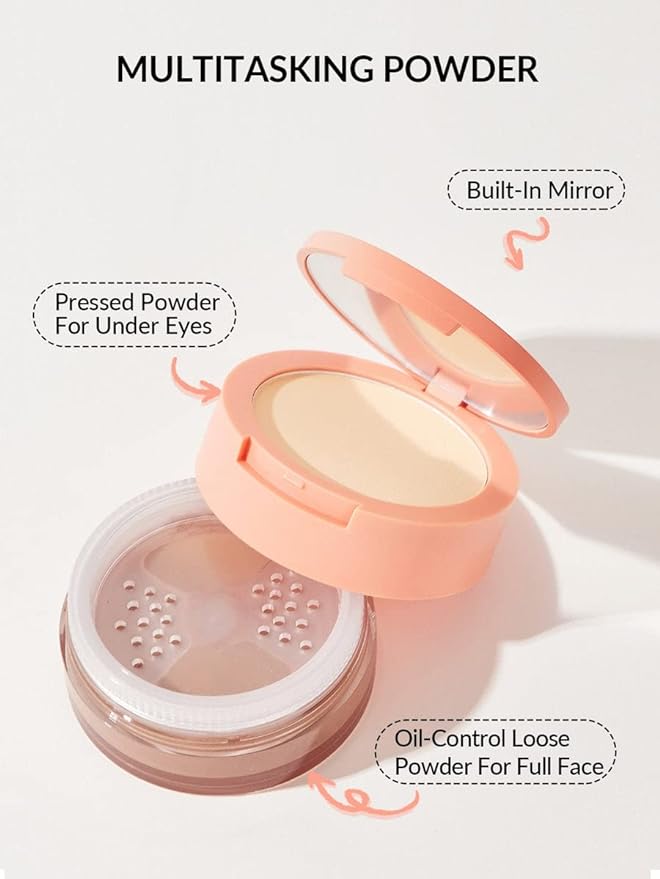 SHEGLAM Insta-Ready Face Powder Loose Under Eye Setting Cocoa Loco