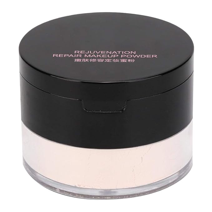 Sonew Makeup Finish Loose Powder, Oil Control ing (02#Ivory White) 15g