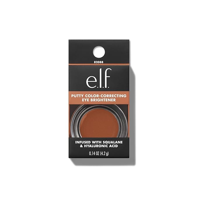 e.l.f. Putty Color-Correcting Eye Brightener, Under-eye Brightener & Cruelty-Free, Tan/Deep