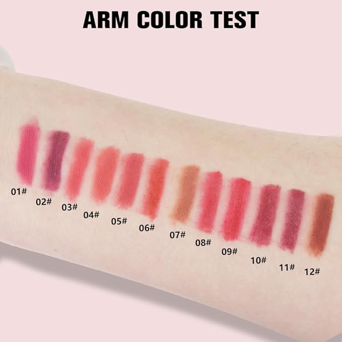 12Pcs Lip Liner Pencil Set - Matte Lip Combo for Women, Waterproof & Smudgeproof, Precise Lip Shaping & Sculpting, Includes Sharpener, Assorted Colors Set C