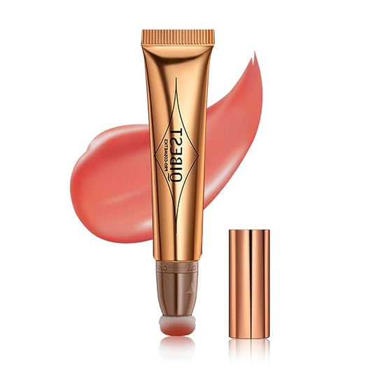 Blush Beauty Wand, Liquid Face Blush with Cushion Cruelty-free(Cherry Red)