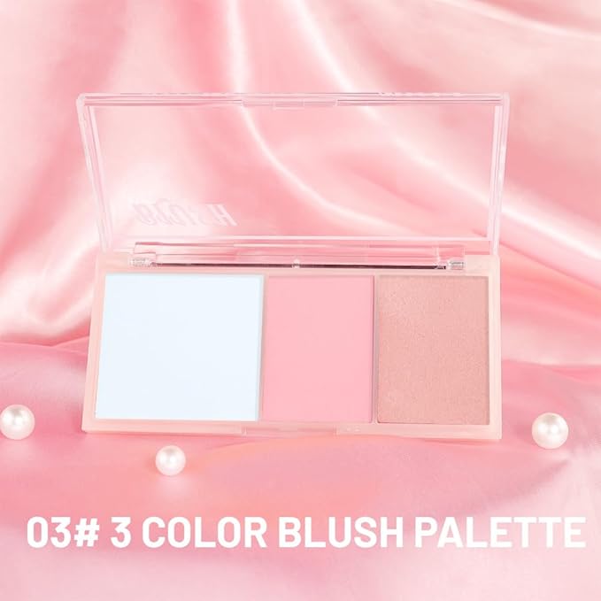 3 IN 1 Brown Nude Face Highlight Bronzer