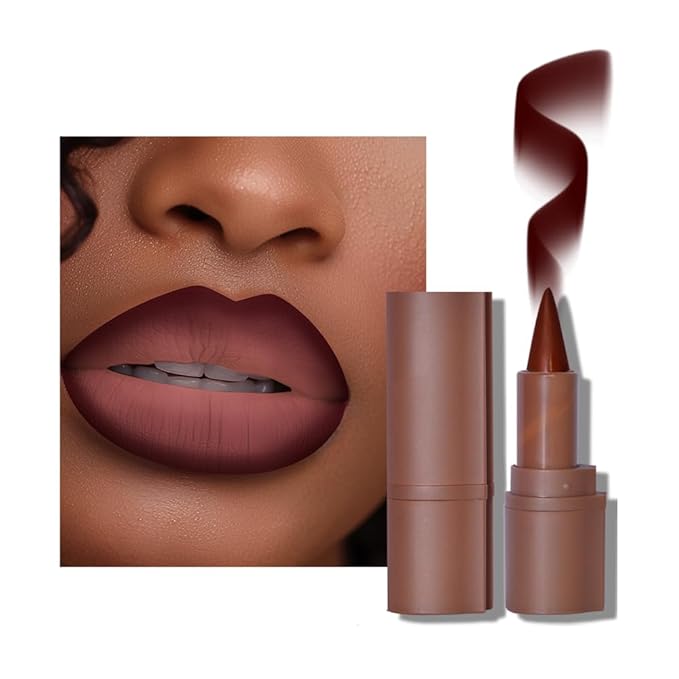 2-in-1 Gradient Lip Liner and Lipstick Lip Combo Set - Achieve Flawless Contour and Gradual Ombre Effect with Easy-to-Use Crayon Form and Cone Tip (07# Mulberry, 1 Count (Pack of 1))