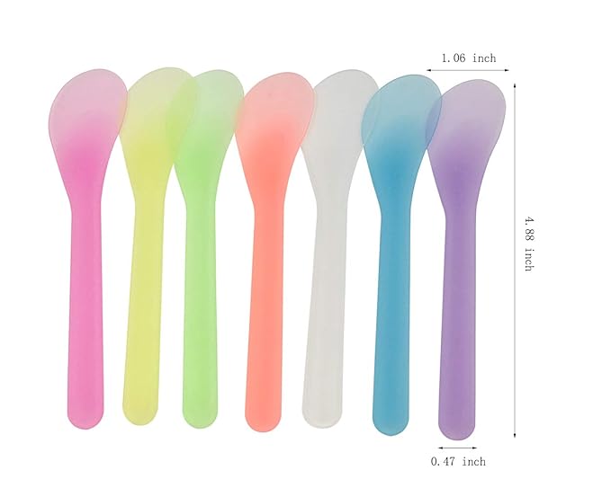 100 PCS Cosmetic Spatula for Makeup Face Mask