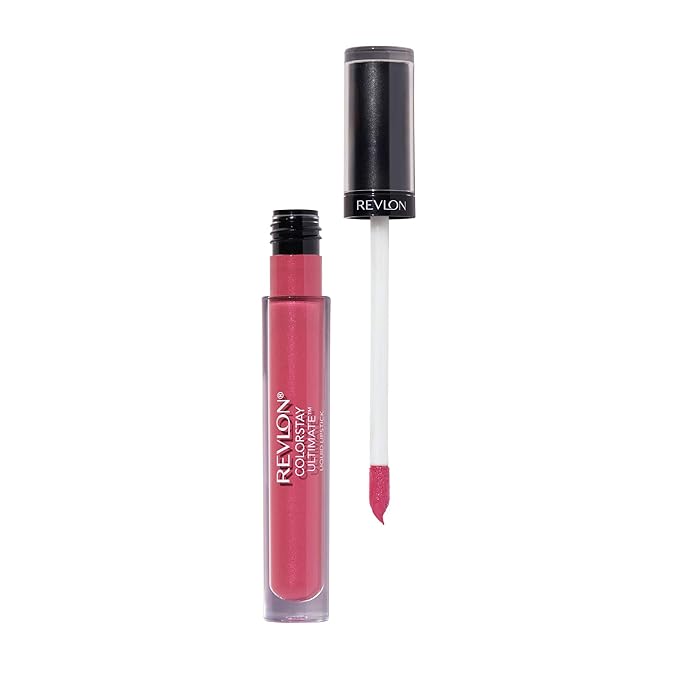 Revlon ColorStay Ultimate Liquid Lipstick, Longwear Rich Lip Colors, Wears for Up to 24 Hours, Satin Finish, 010 Premium Pink, 0.1 fl oz