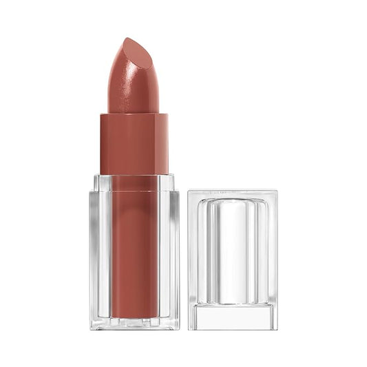COVERGIRL Clean Lip Color, Warm Taupe, Satin Finish, Squalane, Avocado & Aloe, Carmine-Free, Non-Drying, 0.12oz