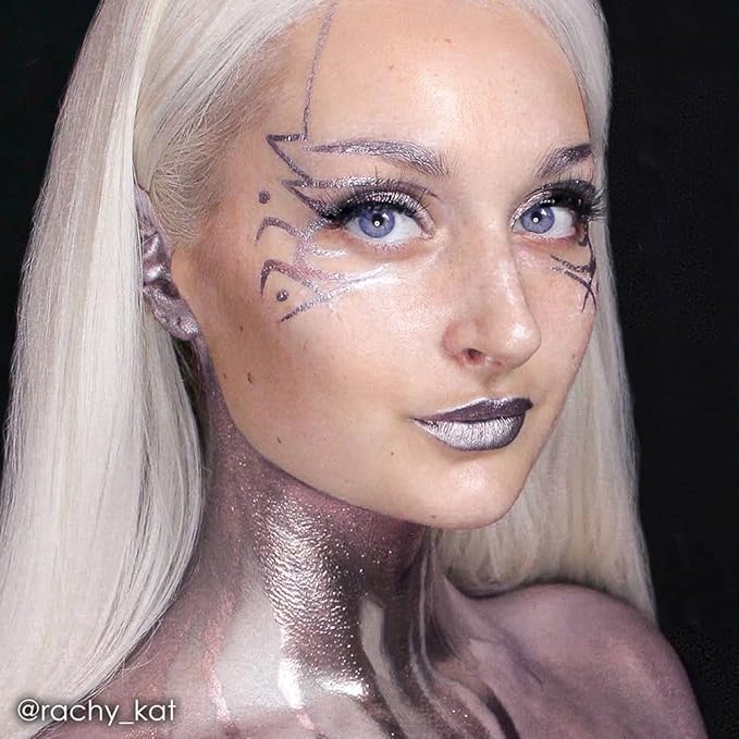 Mehron Makeup Metallic Powder (.) with Mixing Liqu 17 oz