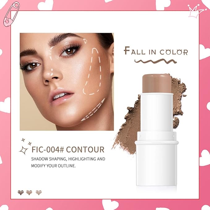 Contour Stick, Face Concealer Stick, Bronzer Facial Repair Cream(04 Contour)