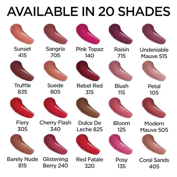 L'Oreal Paris L’Oreal Paris Makeup Infallible 8 Hour Lip Gloss, Comfortable & Hydrating Formula, Rebel Red, 0.5 fl.oz.