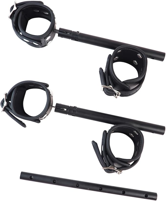 Heavy Duty Stainless Steel Expandable Exercise Black Metal 4 pcs