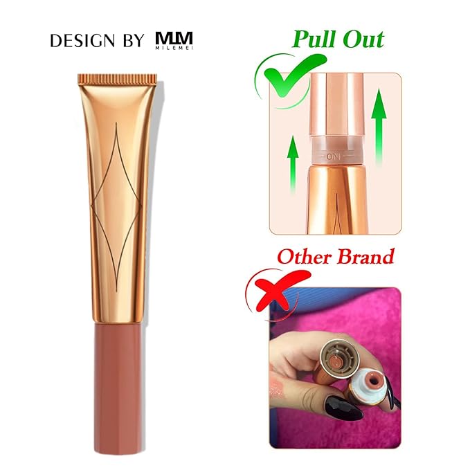 2 Color Contour Beauty Wand, Highlighter ,Face Concealer Contour&02#Peach Pink)