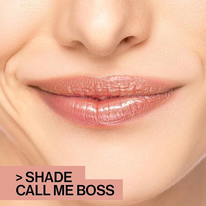 wet n wild MegaSlicks Lip Gloss, Ultra-Glossy, Vitamin-E Enriched, Ultra-Gloss High Shine Moisturizing, Cruelty-Free & Vegan - Rose Gold