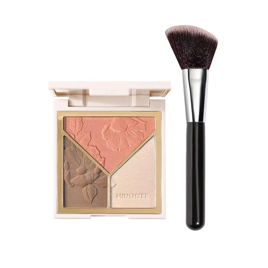 Highlighter & Contour & Blush 3 in 1 Compact Make-up