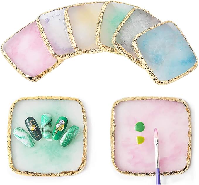 1 Pcs Resin Nail Art Palette Nail Art