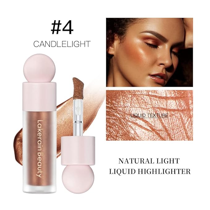UNYOKE Liquid Highlighter, Highlighter makeup Stick,Makeup Highlighter Face Body Highlighter.-04#