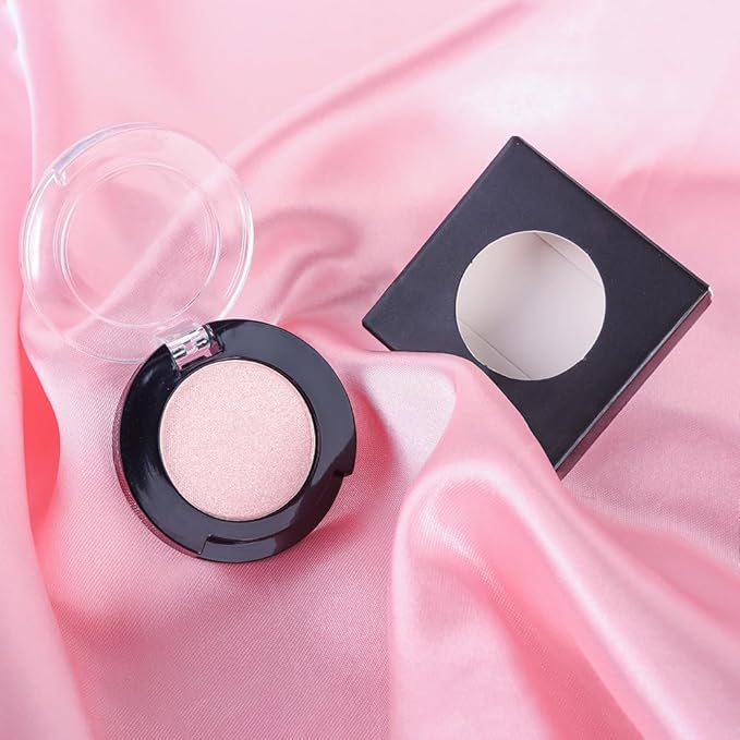 Monochrome Glitter Eyeshadow Makeup Palette, Highly Pigmented Rose Gold Eyeshadow Palette, Shimmer Pressed Powder Eye shadow Makeup, Single Vegan Eye Shadow, Daily Evening Women Girls Eyeshadow Gift6#