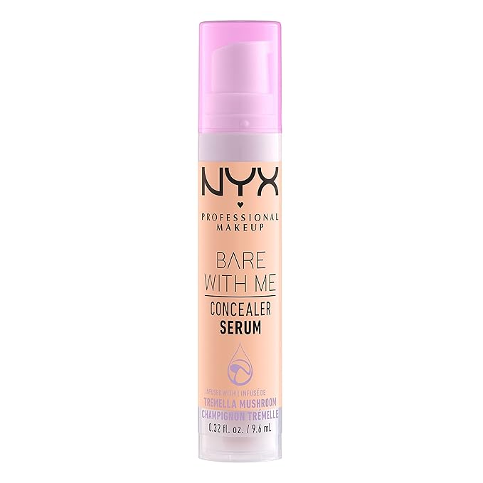 NYX PROFESSIONAL MAKEUP Bare With Me Concealer Serum, Medium Vanilla