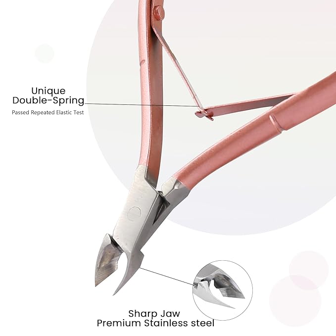 Cuticle Trimmer with Cuticle Pusher,Cuticle