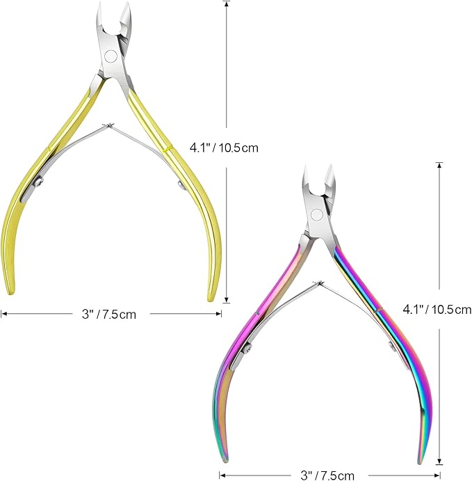 4 Packs Cuticle Nipper, Premium