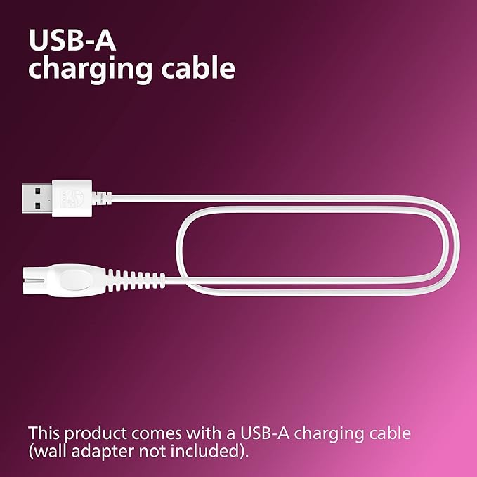 Philips Beauty Lady Electric Shaver Series 8000 with Electric Facial Hair Remover, Cordless, BRL166/91