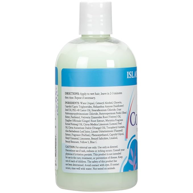 Ginger Lily Farms Botanicals Moisturizing Conditioner for Dry Hair, Island Tranquility, 100% Vegan & Cruelty-Free, Green Tea Lemongrass Scent, 12 Fl Oz (Pack of 6)