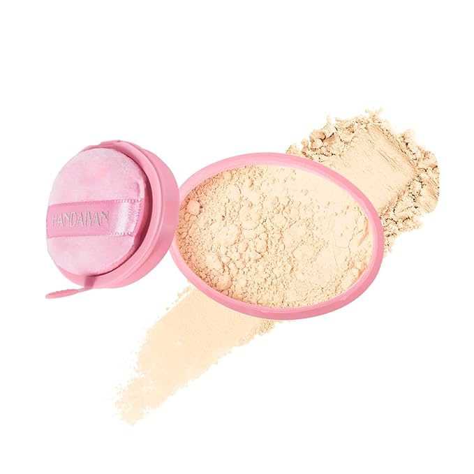 Loose Face Powder Setting Powder Makeup 0. (V03)With Powder Puff 67oz