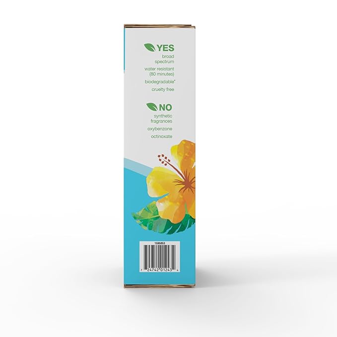 Alba Botanica Hawaiian Coconut Sunscreen, Spray Broad Spectrum SPF 50 Sunscreen, Water Resistant and Biodegradable 8 fl oz Bottle (Pack of 2)